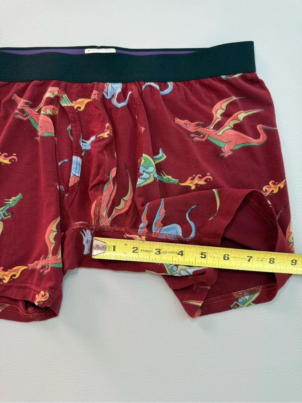 MeUndies UltraModal Core Trunk Shorts Fired Up Dragons Size Medium